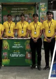 Tata Sampann sampling stall at an in-store promotion
